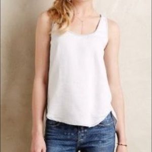 Anthropologie Cloth & Stone Chambray Tank Top - M